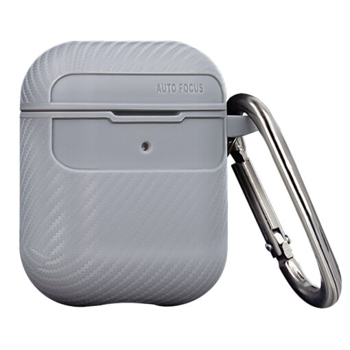 Carbon case for Airpods / Airpods 2 grey - Image 4