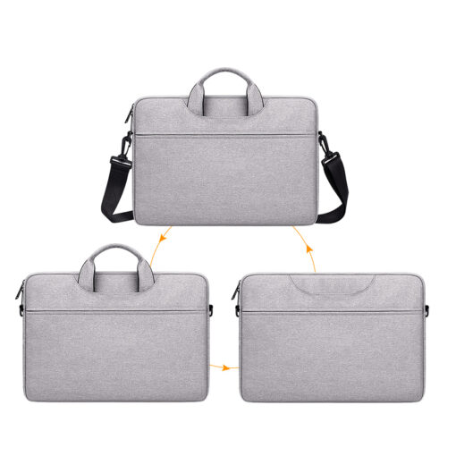 Devia laptop handbag / MacBook handbag Justyle 13,3'' grey - Image 5