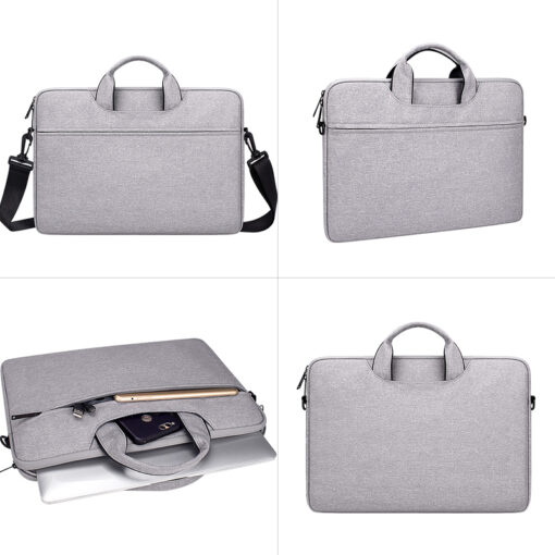 Devia laptop handbag / MacBook handbag Justyle 13,3'' grey - Image 6