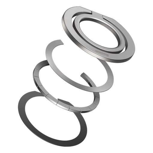 Baseus Halo Series Foldable Metal Ring Stand(Single-ring)Silver - Image 6