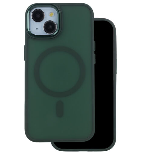 Frozen Mag case for iPhone 15 Pro 6,1" green