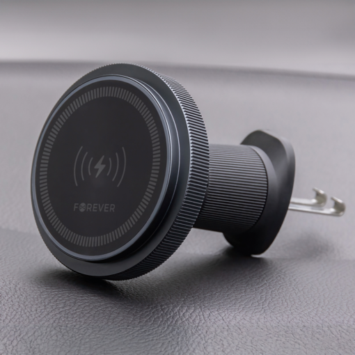 Forever car holder for air vent MACH-200 magnetic with wireless charging black 15W - Image 9