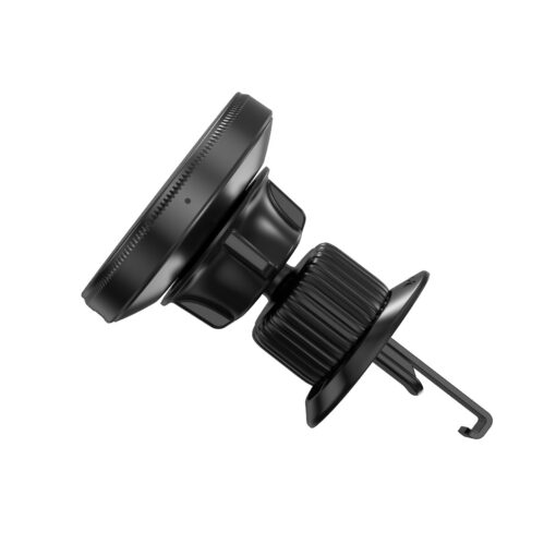 XO car holder magnetic CX025 with wireless inductive charger 15W black air vent - Image 3