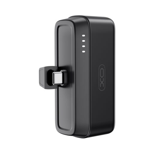 XO power bank mini PR244 20W 5000 mAh with USB-C connector black - Image 2