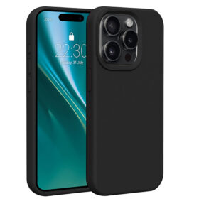 Etteri Silicone case for iPhone 15 Pro 6,1" black