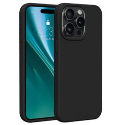 Etteri Silicone case for iPhone 15 Pro Max 6,7" black