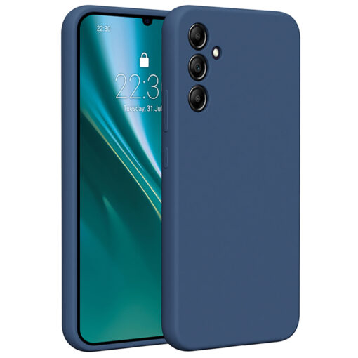 Etteri Silicone case for Samsung Galaxy A34 5G dark blue