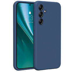 Etteri Silicone case for Samsung Galaxy A35 5G dark blue