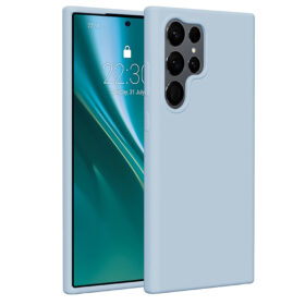 Etteri Silicone case for Samsung Galaxy S23 Ultra light blue