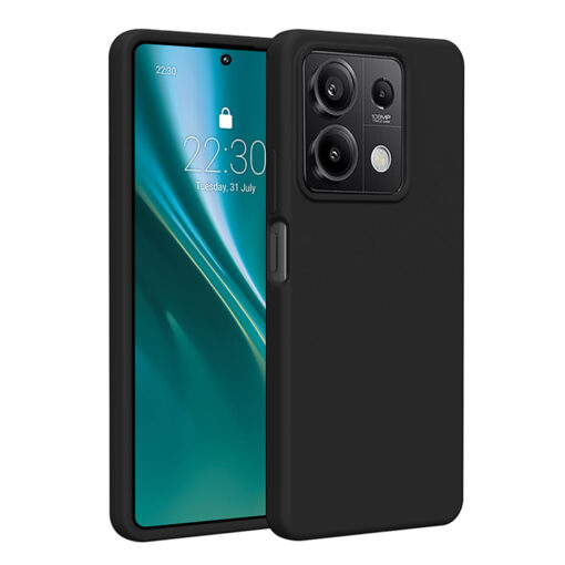 Etteri Silicone case for Xiaomi Redmi Note 13 5G black