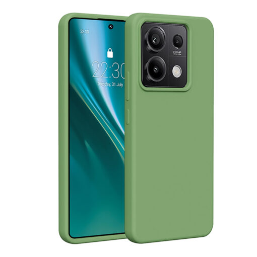 Etteri Silicone case for Xiaomi Redmi Note 13 Pro 5G light green