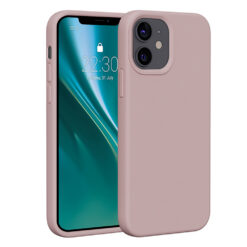 Etteri Silicone case for iPhone 12 / 12 Pro 6,1" light pink