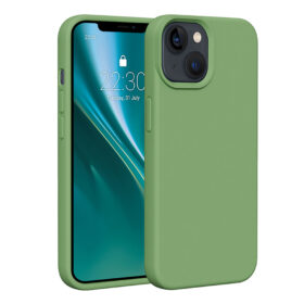 Etteri Silicone case for iPhone 13 6,1" light green