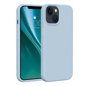 Etteri Silicone case for iPhone 13 6,1" light blue