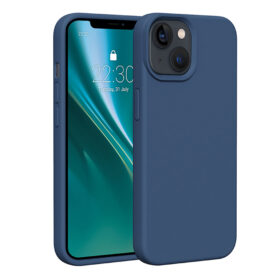 Etteri Silicone case for iPhone 14 6,1" dark blue