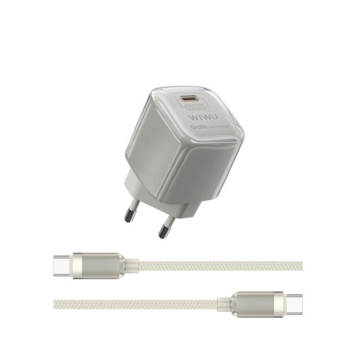 WIWU Jello 30W GaN Charger Sets Wi-U017 C-C, EU Plug