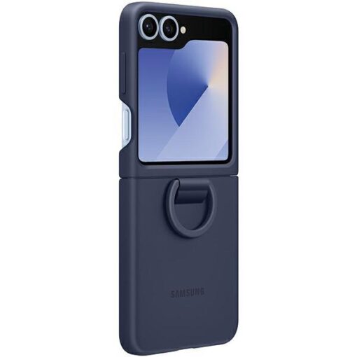 Samsung Silicone Case with Ring for Samsung Galaxy Z Flip6 F741 navy
