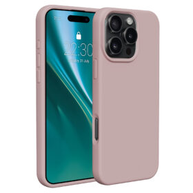 Etteri Silicone case for iPhone 16 Pro 6,3" light pink