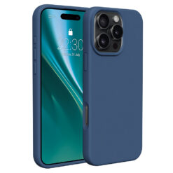 Etteri Silicone case for iPhone 16 Pro 6,3" dark blue