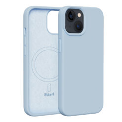 Etteri Silicone Mag case for iPhone 13 6,1" light blue