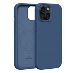 Etteri Silicone Mag case for iPhone 15 6,1" dark blue