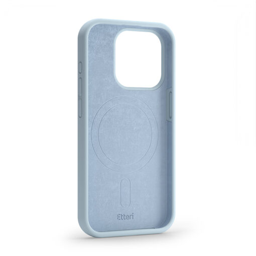 Etteri Silicone Mag case for iPhone 16e light blue - Image 2