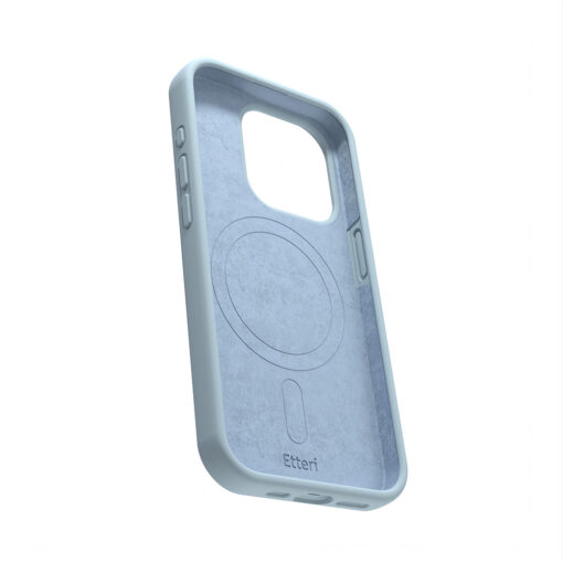 Etteri Silicone Mag case for iPhone 16e light blue - Image 3