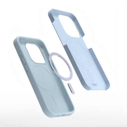 Etteri Silicone Mag case for iPhone 16e light blue - Image 8