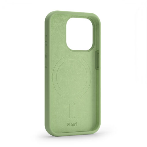 Etteri Silicone Mag case for iPhone 13 6,1" light green - Image 3