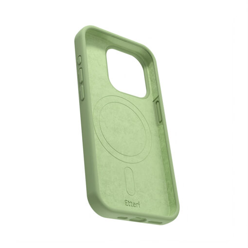 Etteri Silicone Mag case for iPhone 13 6,1" light green - Image 4