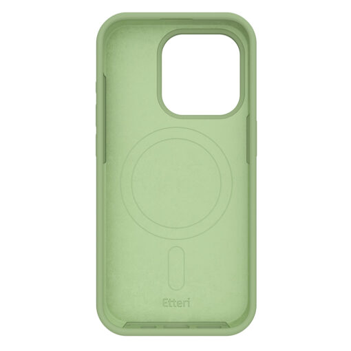 Etteri Silicone Mag case for iPhone 13 6,1" light green - Image 5