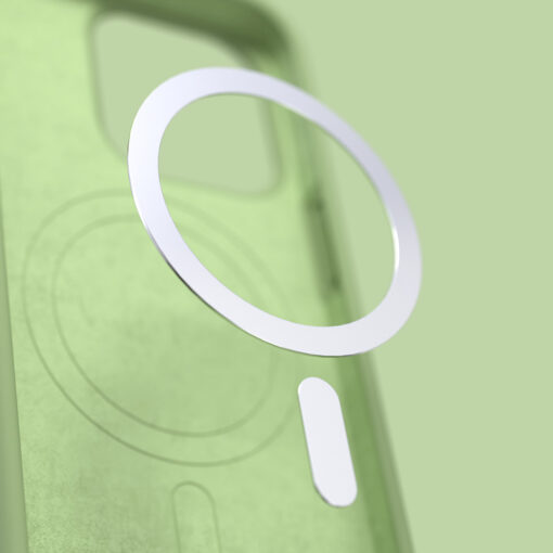 Etteri Silicone Mag case for iPhone 13 6,1" light green - Image 8