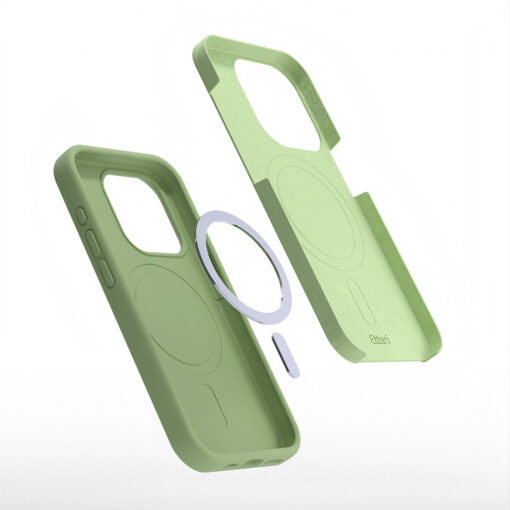 Etteri Silicone Mag case for iPhone 13 6,1" light green - Image 9