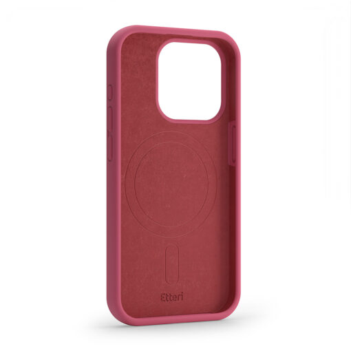 Etteri Silicone Mag case for iPhone 15 6,1" raspberry - Image 3