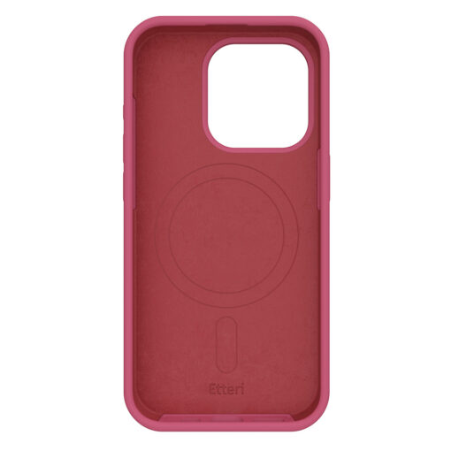 Etteri Silicone Mag case for iPhone 15 6,1" raspberry - Image 5