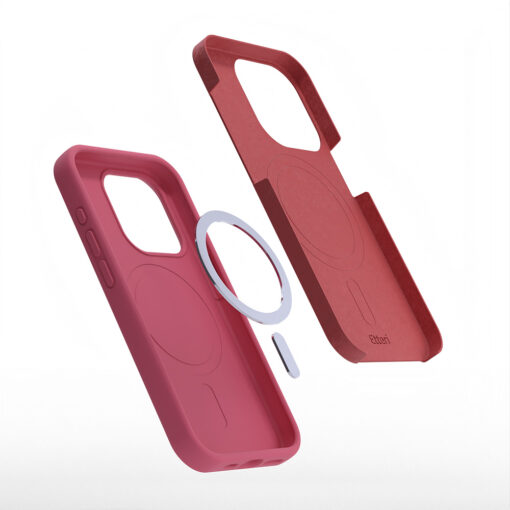 Etteri Silicone Mag case for iPhone 15 6,1" raspberry - Image 9