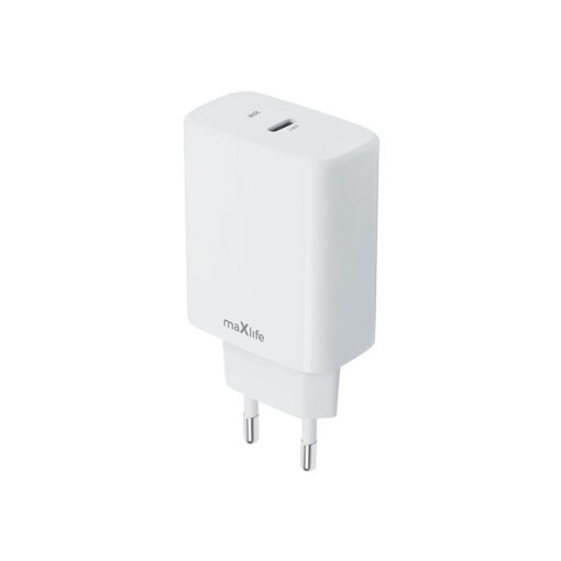 Maxlife MXTC-10-20C PD QC charger 1x USB-C 20W white