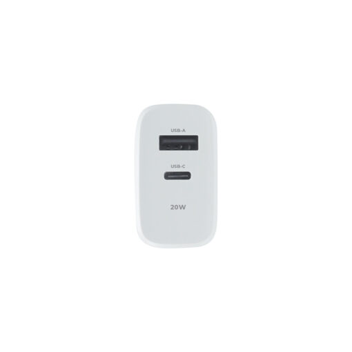 Maxlife MXTC-10-20AC PD QC charger 1x USB-C 1x USB 20W white - Image 3