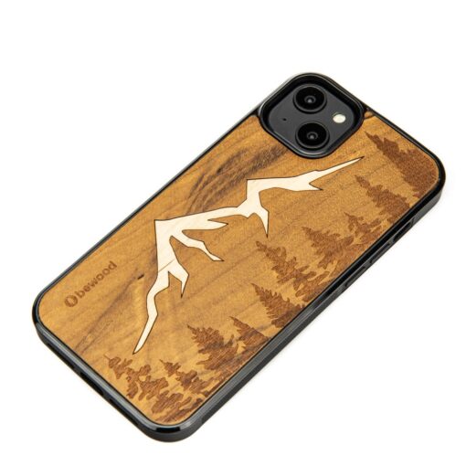 Bewood case for iPhone 15 Plus 6,7" Mountains Imbuia - Image 2