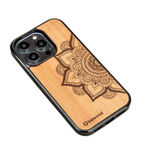 Bewood case for iPhone 15 Pro 6,1" Mandala Applewood - Image 2