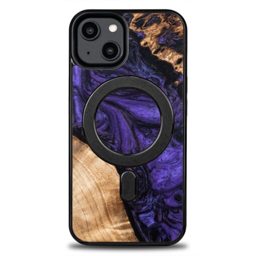 Bewood Unique case for iPhone 15 6,1" Violet with MagSafe