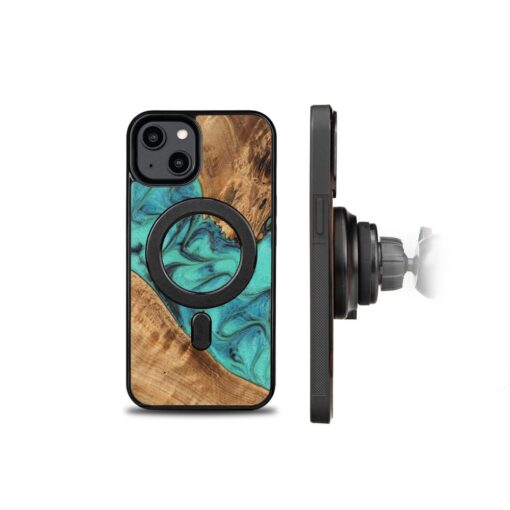 Bewood Unique case for iPhone 15 6,1" Turquoise with MagSafe - Image 2