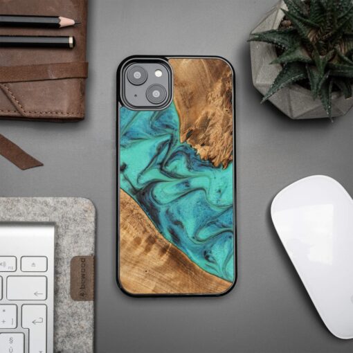 Bewood Unique case for iPhone 15 Plus 6,7" Turquoise - Image 2