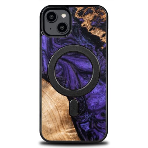 Bewood Unique case for iPhone 15 Plus 6,7" Violet with MagSafe