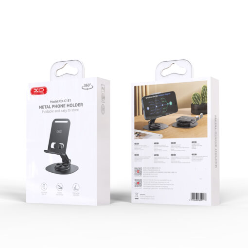 XO holder stand C151 black rotating 360 - Image 5