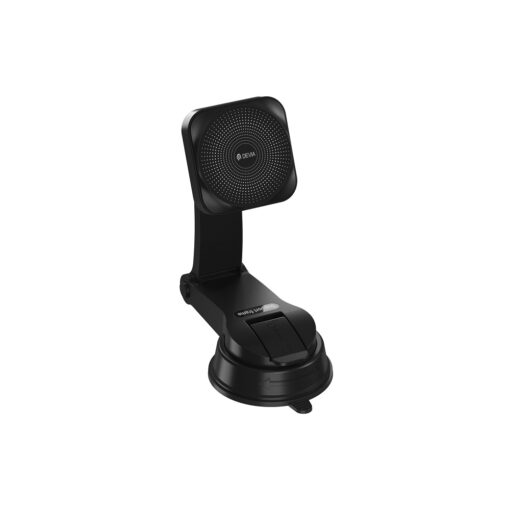 Devia car holder magnetic EA473 with wireless inductive charger black 15W with suction cup