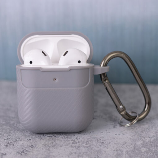 Carbon case for Airpods / Airpods 2 grey - Image 6