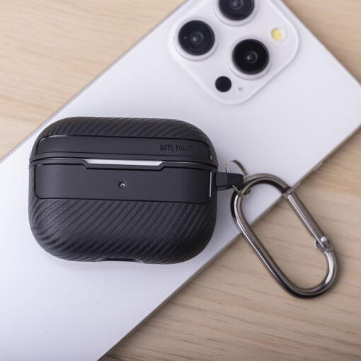 Carbon case for Airpods Pro black - Image 7