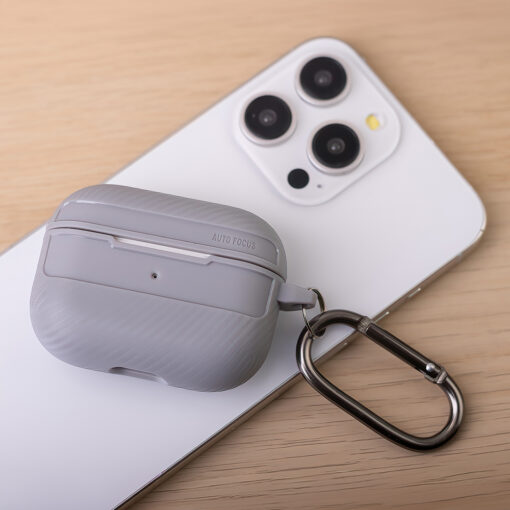 Carbon case for Airpods 3 grey - Image 7