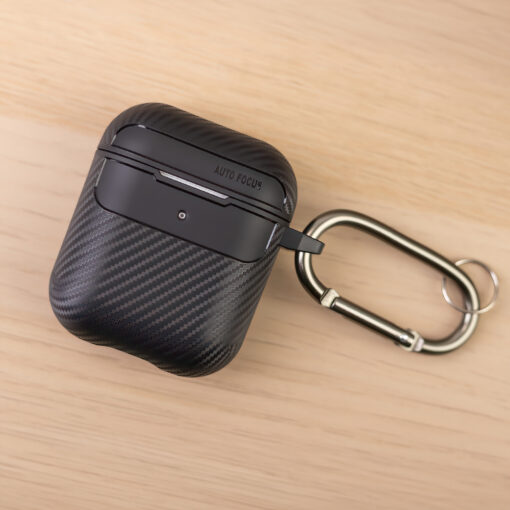 Carbon case for Airpods / Airpods 2 black - Image 8